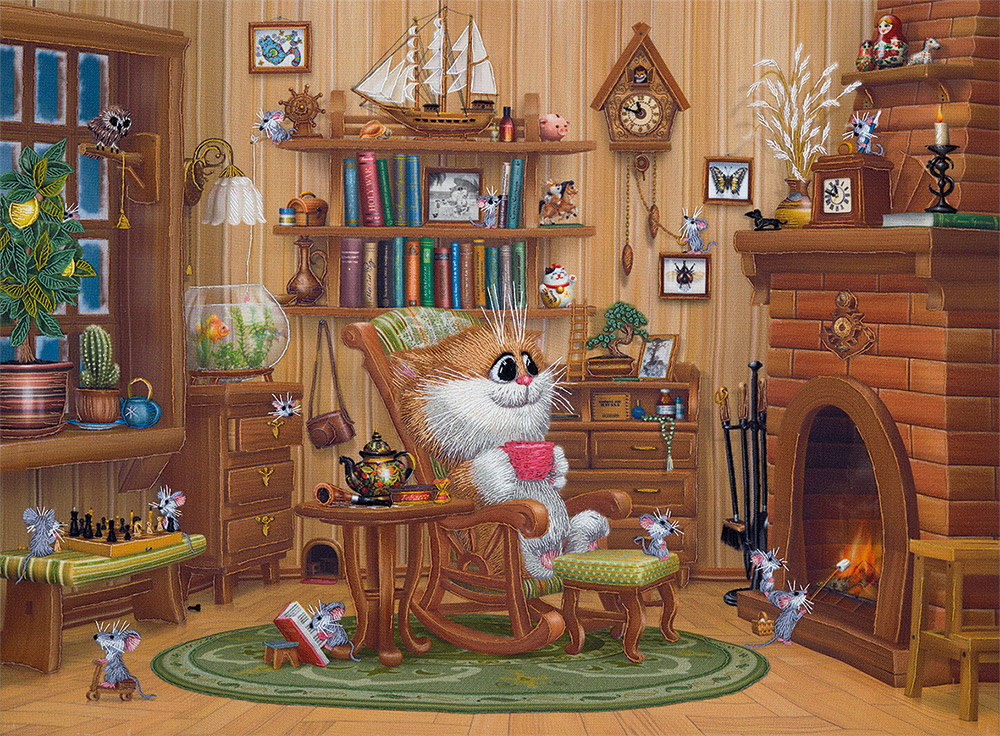 Embroidery kits PANNA Il quadro vivo JK-2090